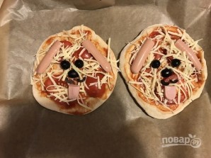 Пита-пицца "Собачки" - фото шаг 9