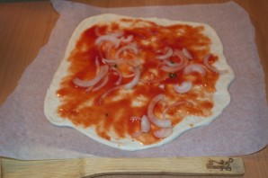 Пицца с индейкой - фото шаг 3