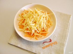 Салат из морковки и сыра - фото шаг 3