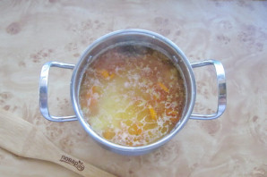 Томатный суп с треской - фото шаг 11