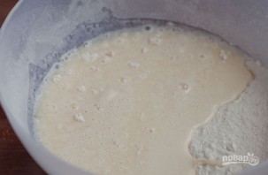 Пышные блины на молоке - фото шаг 4