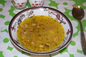 Гороховый суп с салом - фото шаг 4
