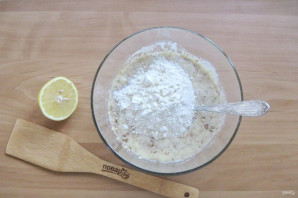 Лимонный пирог с орехами - фото шаг 10