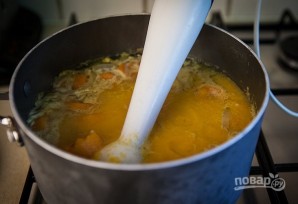 Суп-пюре с морковью и рисом - фото шаг 9