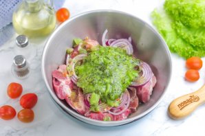 Шашлык с киви - фото шаг 5