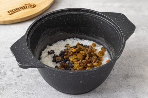 Кутья из риса с изюмом и медом - фото шаг 5