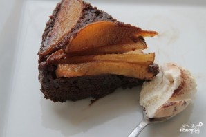 Грушевый шоколадный пирог - фото шаг 8