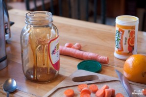 Морковный смузи - фото шаг 3
