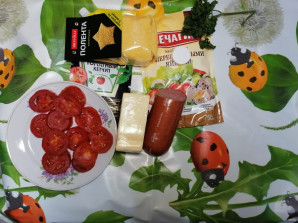 Пицца на поленте "Bravolli" - фото шаг 1