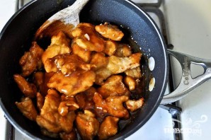 Курица по-азиатски с соусом и рисом - фото шаг 7