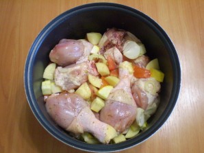 Курица с овощами и кабачками - фото шаг 4