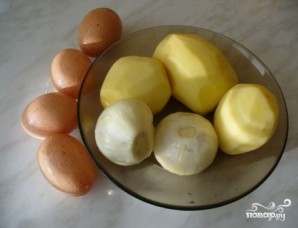 Картофельный омлет - фото шаг 1