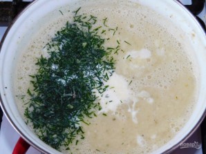 Сливочный суп-пюре с шампиньонами и кабачками - фото шаг 5