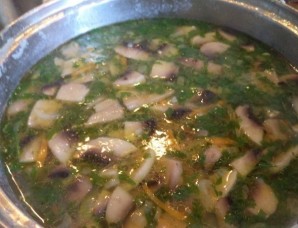Фасолевый суп с грибами   - фото шаг 10