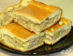Пирог с мясом и картофелем - фото шаг 8