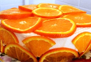 Торт с апельсинами и йогуртом - фото шаг 4