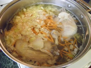 Куриный суп с домашней лапшой - фото шаг 12
