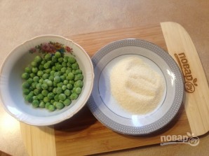 Суп с манкой и зеленым горошком - фото шаг 5