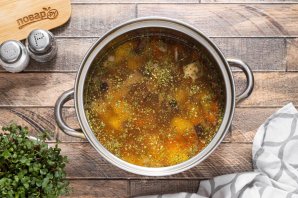 Постный суп с грибами - фото шаг 10