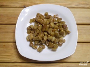 Салат из баклажанов с сыром - фото шаг 4