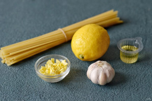 Спагетти с лимоном - фото шаг 1