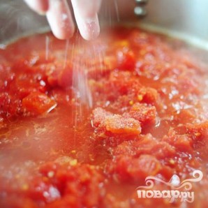 Паста с соусом из сыра и томатов - фото шаг 6