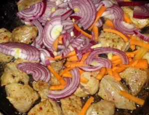 Свинина с рисом и овощами - фото шаг 3