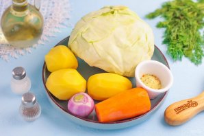 Постные щи - фото шаг 1