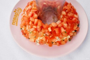Праздничный салат "Пасхальный венок" - фото шаг 7