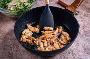 Салат с курицей и рукколой - фото шаг 12