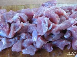 Баклажаны, жаренные со свининой - фото шаг 1