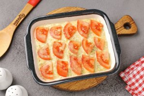 Запеканка из кабачков и помидоров с сыром в духовке - фото шаг 6