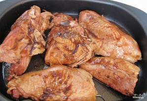Курица кусочками в соусе в духовке - фото шаг 3