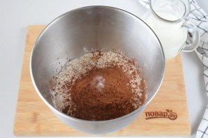 Блинчики с какао - фото шаг 3