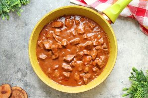 Печень по-корейски