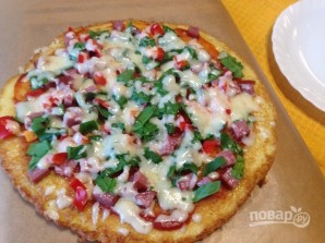Картофельная пицца на сковороде - фото шаг 10