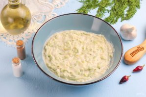 Постные оладьи из кабачков - фото шаг 6