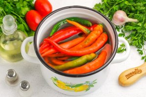 Острый перец маринованный - фото шаг 3