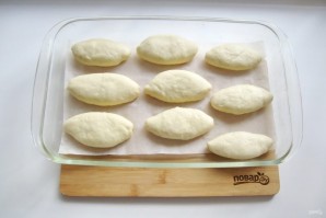 Духовые пирожки с грибами и рисом - фото шаг 16