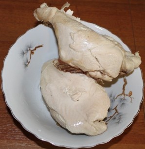 Макароны с курицей в духовке - фото шаг 1