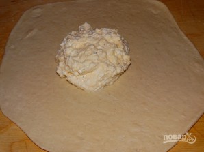 Хачапури с творогом и сыром - фото шаг 3