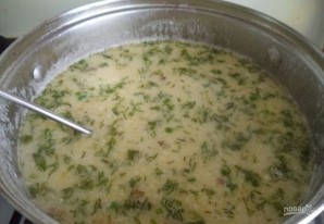 Куриный сырный суп с плавленым сыром - фото шаг 7