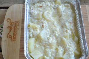 Картофель под белым соусом - фото шаг 5