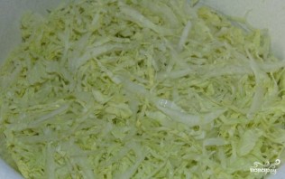 Салат с мясом из пекинской капусты  - фото шаг 2