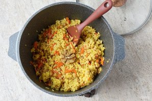 Овощной плов - фото шаг 10