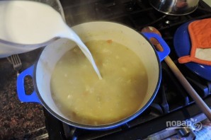 Картофельный суп на молоке - фото шаг 6