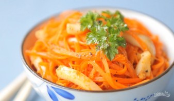 Корейский морковный салат с кальмарами - фото шаг 4