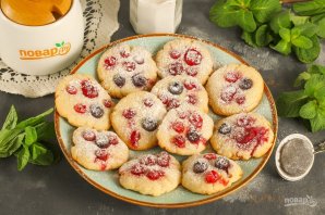Постное печенье с ягодами - фото шаг 6