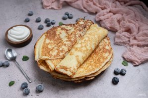 Блины на кефире дрожжевые - фото шаг 14