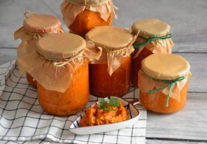 Кабачковая икра на зиму с майонезом - фото шаг 8